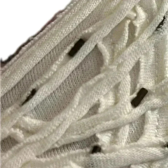 Jones New York Sport Cream Tee with Beads XL - Picture 4 of 7